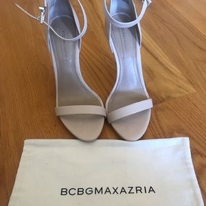 BCBGMAXAZRIA Dona Leather Stiletto Sandal